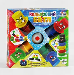 Настільна гра “Кольоровий батл” 39402 4FUN Game Club, в коробці (6945717411654)