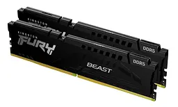 Модуль пам'яті Kingston Fury DDR5 16GB (2x8) 5600MHz Beast Black EXPO (KF556C36BBEK2-16) - мініатюра 2