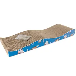 Happet Картонна кігтеточка "NALA"+Котяча м'ята, 43x12,5x5 см (DK03)
