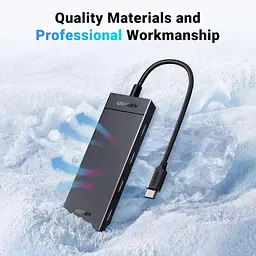 Концентратор Ugreen USB-C to 4xUSB-C 3.2 Gen2 10Gbps CM806 black (35584) - мініатюра 7