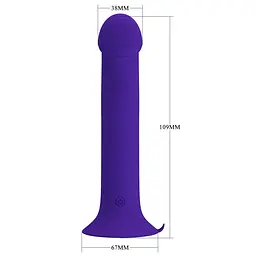 Вібратор PRETTY LOVE Murray - Youth, 12 pulse wave settings 12 vibration functions Suction base PRETTY LOVE BI-014952L 98729 - мініатюра 7