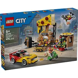 Конструктор LEGO City Доставка піци з різними транспортними засобами (60496) - мініатюра 3