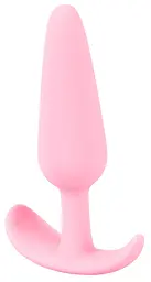Анальна пробка Cuties Mini Butt Plug 8.4 см (рожевий) - мініатюра 3