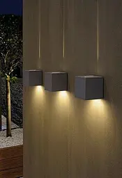 Підсвітка Brille LED фасадна IP65 AL-291/2х3W COB BK - мініатюра 7