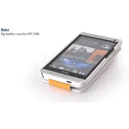 Чохол Hoco for Htc One Duke flip leather case white HTL006 - мініатюра 3