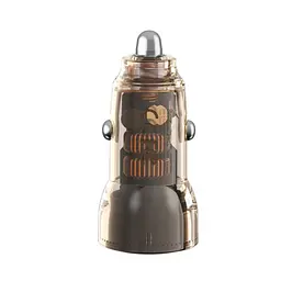 Автомобільне зарядне пристрій XO CC60 Smart прозрачний Car Charger A30W+C30W/Simultaneous 60W - мініатюра 4