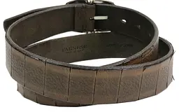 Ремінь жіночий Farnese 110 см 3.5 см шкіра Коричневий - мініатюра 6