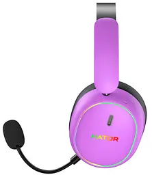 Ігрова гарнітура HATOR Phoenix 2 Hi-Res Wireless Cyber Violet (ESH42) - мініатюра 6