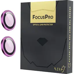 Захисне скло на камеру iLera FocusPro Lens для Apple iPhone 16/16 Plus Pink (iLFPPn16) [124806]