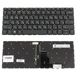 Клавіатура для ноутбука HP (ProBook: 430 G8 435 G8) rus чорний без фрейма підсвічування клавіш