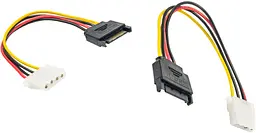 Кабель живлення SATA - Molex M/F (S0428)