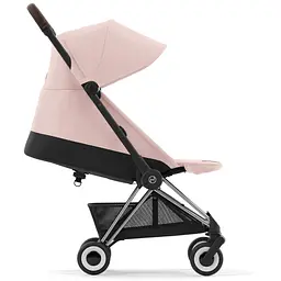 Коляска Cybex Coya Chrome Dark Brown Peach Pink  (522004415) - мініатюра 6