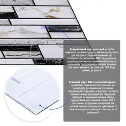 Декоративна панель Sticker Wall ПВХ 960х480х4мм SW-00001776 - мініатюра 2