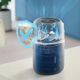 Зволожувач повітря Philips Series 5001 традиційне зволоження 56 м2 темно-сіний (HU5710/03) - мініатюра 13
