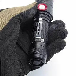Ліхтар COP BL-736-T6 880000 + zoom + microUSB + 18650 - мініатюра 7