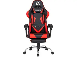 Комп'ютерне крісло для геймера Defender Pilot PU Red/black (64354)