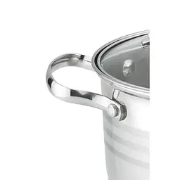 Каструля з кришкою Rainstahl RS-CS-2119-24 24 см 6.5 л сріблястий - мініатюра 2