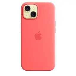 Силіконовий чохол CasePro Silicone Case with MagSafe Guava для iPhone 15 Plus - мініатюра 3