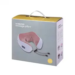 Масажер-подушка U-Shaped Pillow масажер для шиї спини USB Бежевий - мініатюра 6