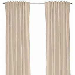 Штори на кухню та в кімнату Cosas Biscuit 180х260 см 2 шт капучино (Curtains_Beige_180x260)