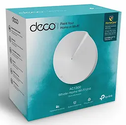 MESH-система TP-Link mesh Deco M5 AC1300 1Pcs White 802.11ac (Deco M5-1-pack) - мініатюра 3