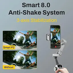 Стабілізатор відеозйомки AOCHUAN Smart P2 White (AOCHUAN-SMARTP2-W) [166469] - мініатюра 8