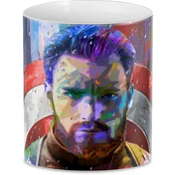 Кухоль GeekLand Captain America арт CA.02.034 330 мл білий - мініатюра 3