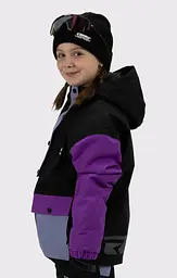 Куртка дитяча Rehall Stussy Junior 2026 164 Чорний-Фіолетовий - мініатюра 3