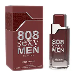 Парфумована вода чоловіча Milestone 808 Sexy Man New York - 100 мл (MM36122) - мініатюра 2