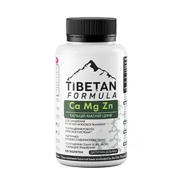 Кальцій Tibetan Formula магній цинк 120 таблеток