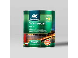 Грунт-емаль КОРАБЕЛЬНА Білий 0.9кг 3 в 1