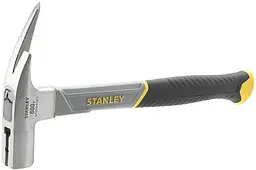 Молоток бляхара з цвяхотягом Stanley Lathammer Fiberglas M=600 г, двокомпонентна ручка DW (STHT0-51311) - мініатюра 2