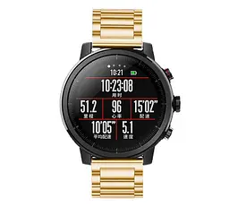 Металевий ремінець Primo для годинника Xiaomi Huami Amazfit SportWatch 2/Amazfit Stratos Gold - мініатюра 3