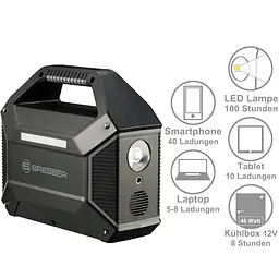 Портативна зарядна станція Bresser Portable Power Supply 100 Watt (3810000) - мініатюра 3
