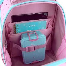 Рюкзак для початкової школи Kite Education каркасний 555 HK-1 Рожевий (HK26-555S-1) - мініатюра 12
