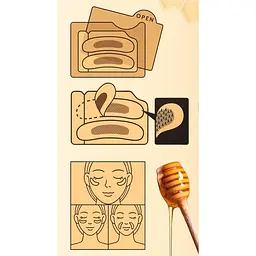 Патчі для шкіри навколо очей Yamada Bee Farm Apitherapy Cosmetics RJ Micro Needle Patch 2 шт. х 2 мл - мініатюра 3
