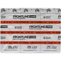 Краплі Boehringer Ingelheim Frontline Combo від бліх та кліщів для собак 2-10 кг 2.01 мл (3 шт. х 0.67 мл) (159917) - мініатюра 4