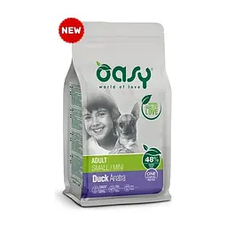 Сухий корм для собак Oasy Dog Monoprotein ADULT Small/Mini качка 2.5 кг (8054329511244)