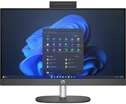 Комп'ютер персональний моноблок HP (Hewlett-Packard) 245-G10 23.8 FHD IPS AG, AMD R3-7320U, 8GB, F512GB, UMA, WiFi, 2р, DOS, чорний