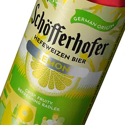 Cумiш пива з соком Schofferhofer пшеничне лимон 0.5 л - мініатюра 4