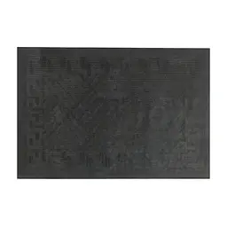 Килимок придверний Eco Fabric Смужки без кромки чорний 40 х 60 см (4060-011) - мініатюра 2