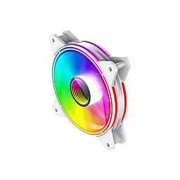 Кулер до корпусу Gamemax FN-12Rainbow-Q-Infinity WT - мініатюра 3