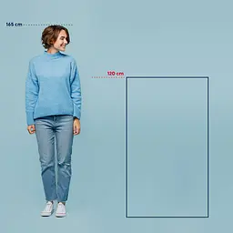 Килимок для ванної Kela Ombre 120x70x3.7 см морозно-блакитний (23571) - мініатюра 5