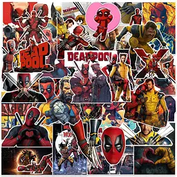 Стікерпак Набір наклейок GeekLand Deadpool Дедпул 50 штук SP DL 02 - мініатюра 2