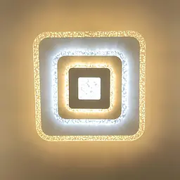 Светильник LED с прозрачным акриловым рассеивателем Line F 20х20 см Арт. 2234-200 Q WT - миниатюра 3
