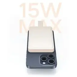 Портативна батарея Xiaomi Power Bank 6000 mAh 15 W Magnetic Power Bank GL White (BHR9074GL) - мініатюра 7