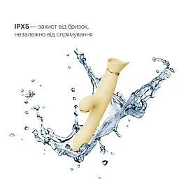 Пульсатор-вібратор із вакуумною стимуляцією клітора Zalo - ROSE Thruster Lemon Yellow - мініатюра 5