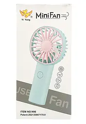 Ручний міні вентилятор USB портативний в асортименті | Mini Fan Yi Yang Жовтий (6926577891121) - мініатюра 5