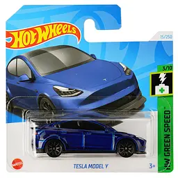 Базова машинка Hot Wheels HW Green Speed Tesla Model Y синя (5785)