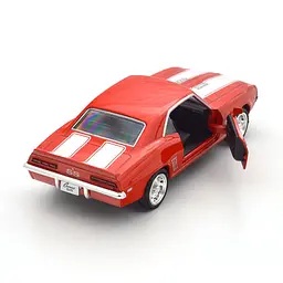 Автомодель TechnoDrive Chevrolet Camaro 1969I, 1:32, червона (250336U) - мініатюра 9